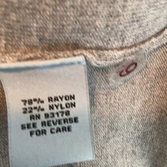 Joan Vass grey long duster/knit jacket in M - Picture 12 of 13